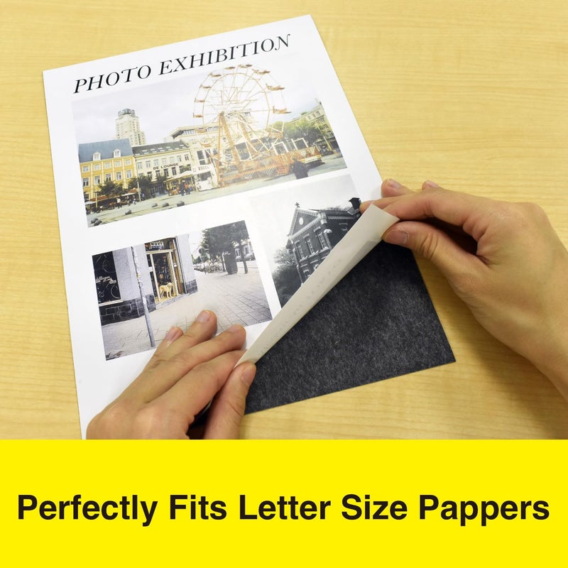 MagX Magnet Sheets with Adhesive Backing, 8.5 x 11, 5 Sheets, Self Adhesive Magnet Sheets, 8.5" x 11", Stationery, Office Supply (MVAL-8511) - Image 3